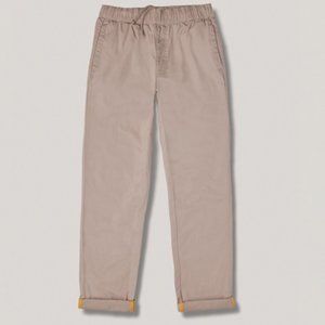 Pact Men's Woven Twill Roll Up Pant (NEW) Color: Oyster Size: Medium